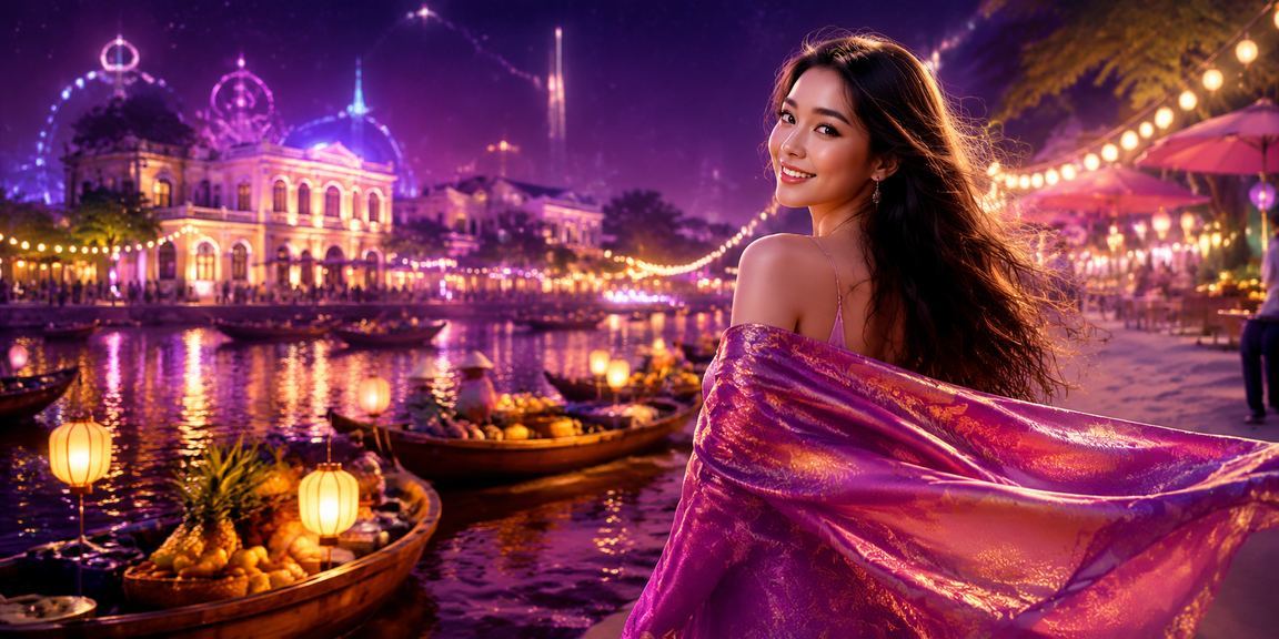Không gian cược sôi động với ánh đèn neon tại Hà Nội