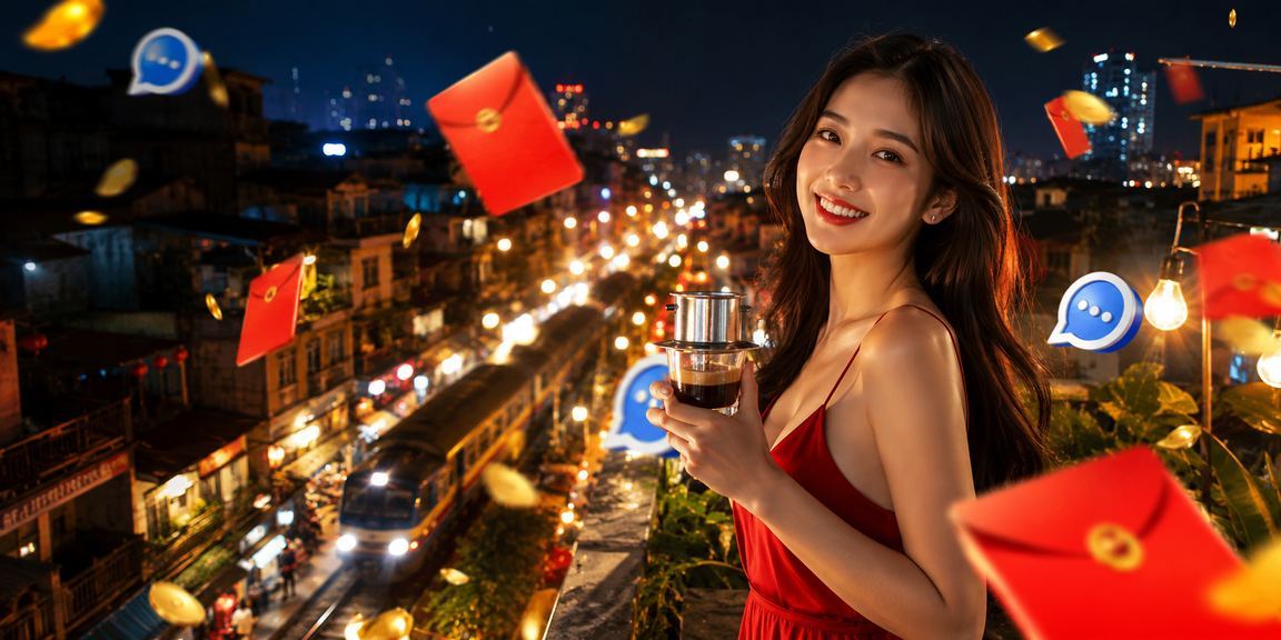 Người dùng tại Hà Nội nhận thưởng phong bì đỏ kết hợp phân tích cược bên ly cà phê